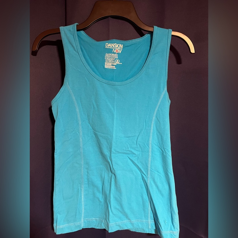Danskin Now Turquoise Blue Active Tank Top